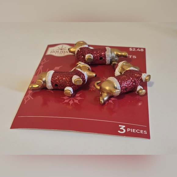 Mini Puppy Dog Christmas Ornaments, 3 Piece *Read Details - Picture 9 of 16